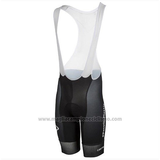 2018 Abbigliamento Ciclismo Sky Bianco Nero Manica Corta e Salopette